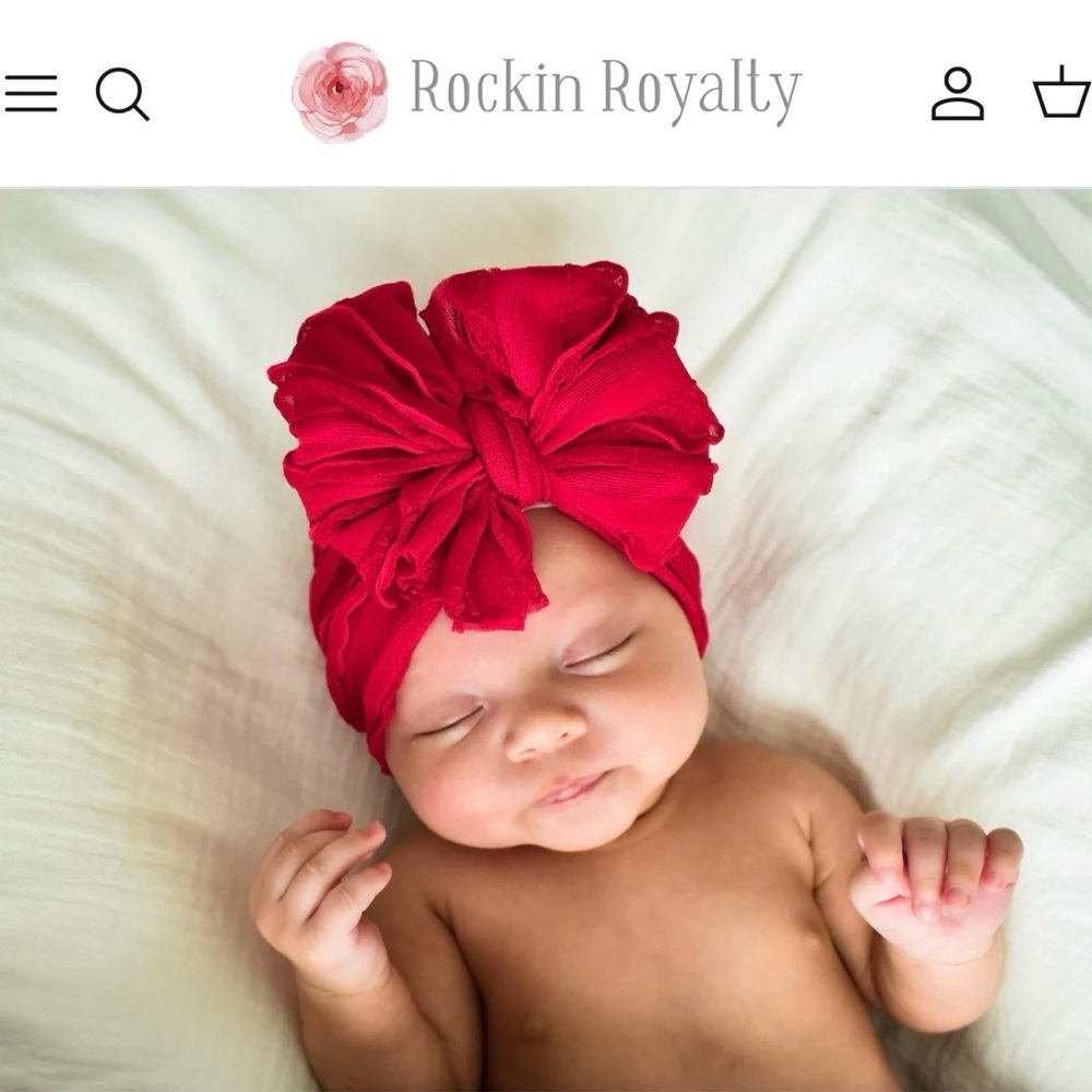 Red Baby Headwrap/Headband